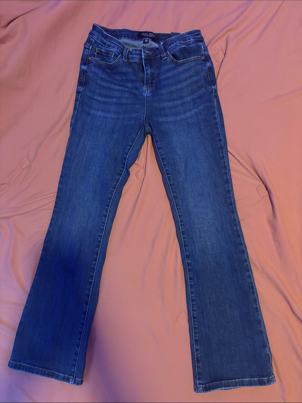 Judy Blue Dark Blue Flare Jeans